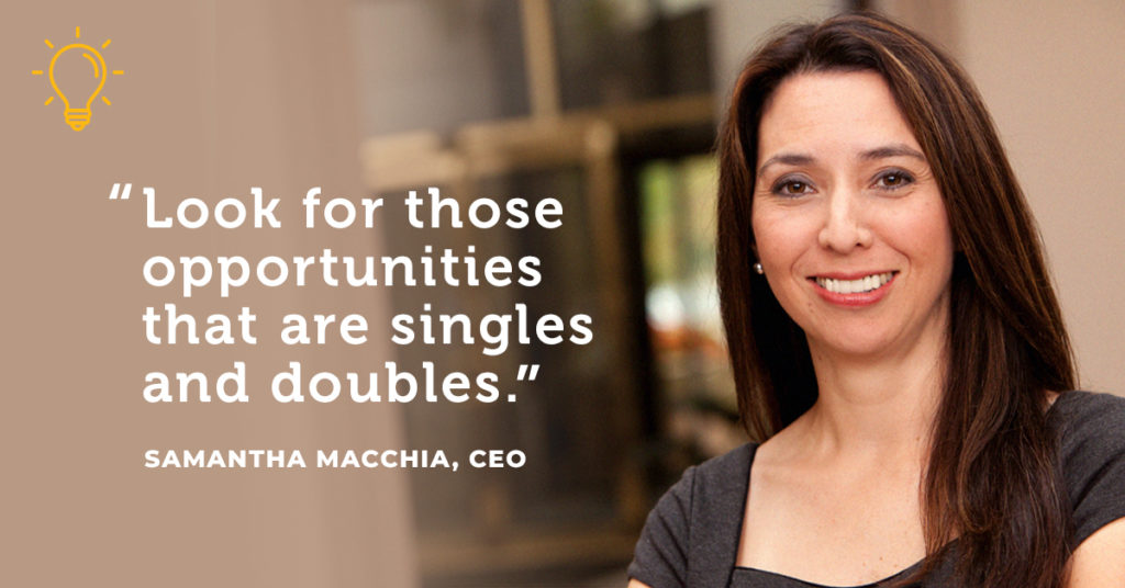 Samantha Macchia, CEO of Summit Financial Quote